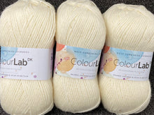 west yorkshire spinners colourlab colour lab wool yarn double knit dk arctic white 011 fabric shack malmesbury