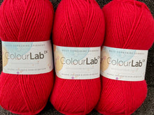 west yorkshire spinners colourlab colour lab wool yarn double knit dk crimson red 556 fabric shack malmesbury