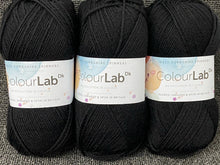 west yorkshire spinners colourlab colour lab wool yarn double knit dk phantom black 099 fabric shack malmesbury