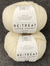 west yorkshire spinners retreat super chunky roving wool yarn blue bluefaced kerry hill wonder cream 1124 fabric shack