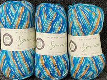 west yorkshire spinners signature 4 ply wool yarn bluefaced leicester sock kingfisher 844 fabric shack malmesbury