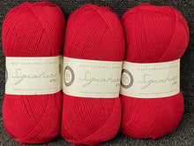 west yorkshire spinners signature 4 ply wool yarn bluefaced leicester sock rouge red 1000 fabric shack malmesbury
