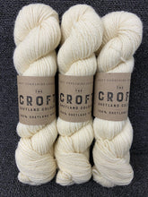 west yorkshire spinners the croft aran sheltland wool tweed sullom 010 cream fabric shack malmesbury