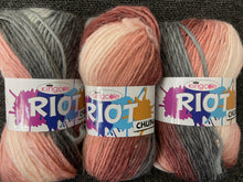 wool yarn riot chunky king cole cosmic pink gin 436 fabric shack malmesbury blend