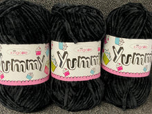 yummy chunky baby black 4742 king cole wool yarn  knitting knit crochet fabric shack malmesbury