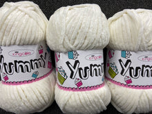 yummy chunky baby cream 2223 king cole wool yarn  knitting knit crochet fabric shack malmesbury