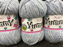 yummy chunky baby silver grey 2219 king cole wool yarn  knitting knit crochet fabric shack malmesbury