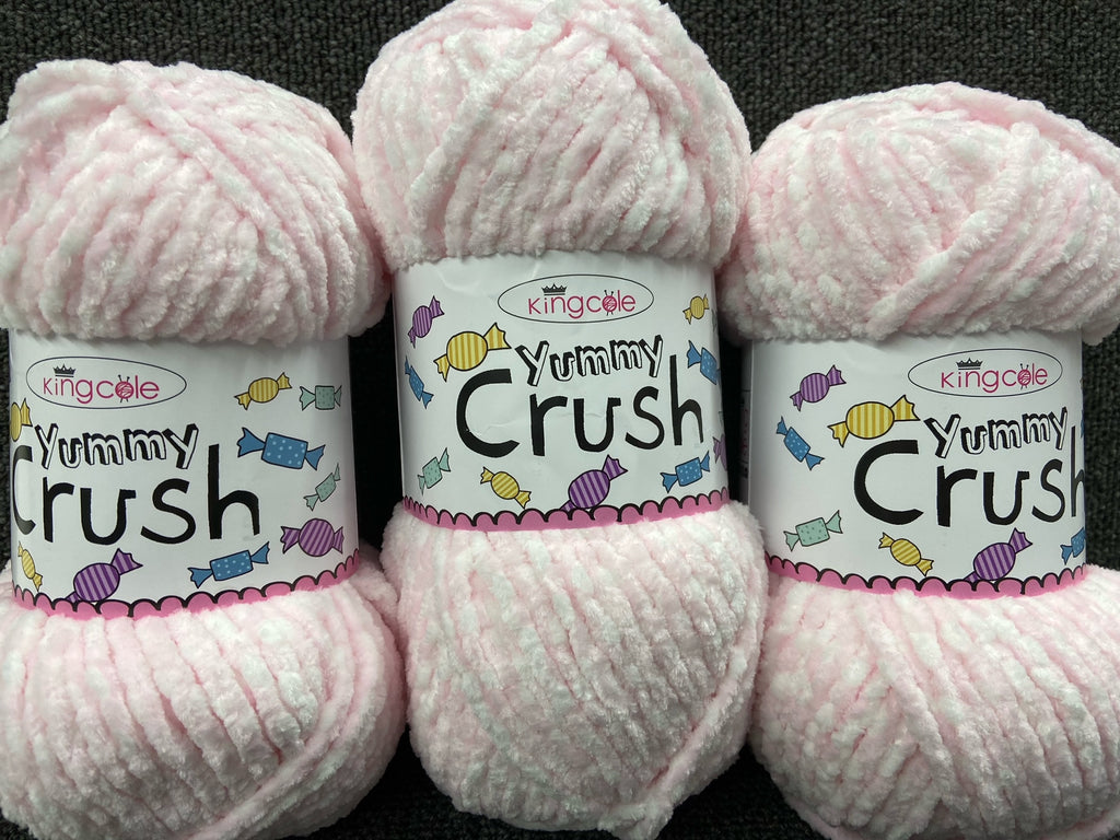 King Cole Yummy Crush Wool/Yarn 100g Various Colours – Fabric Shack ...